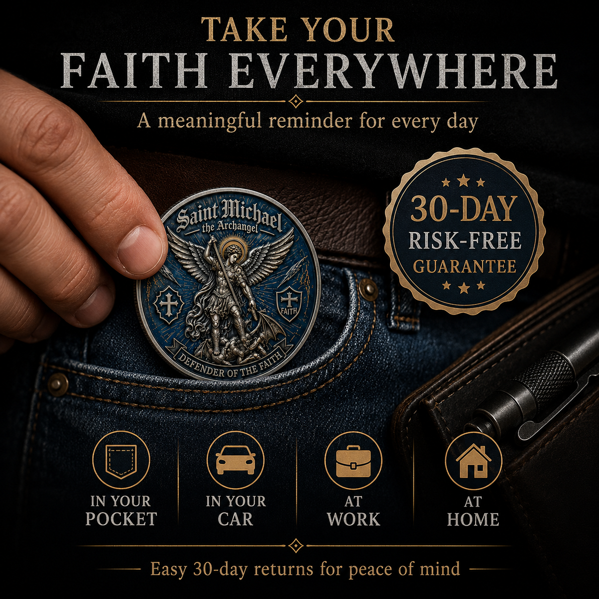 Navoran™ Saint Michael Guardian Coin