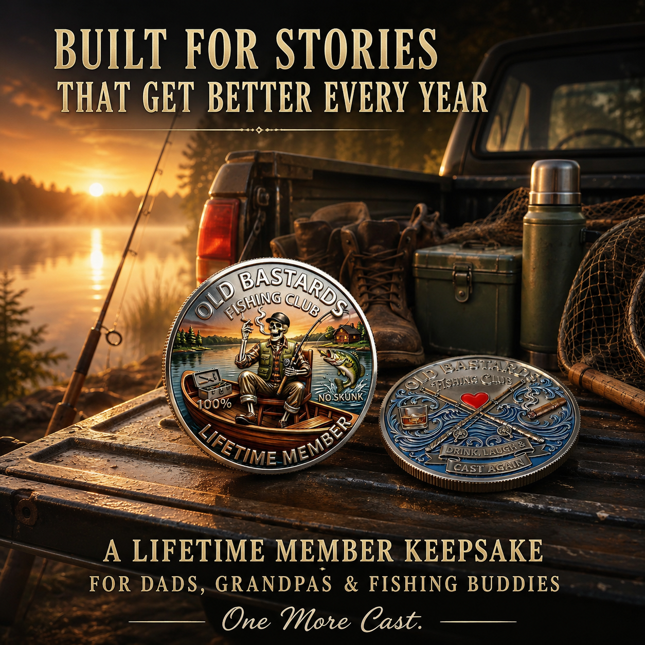 Navoran™ The Eternal Fisherman’s Challenge Coin