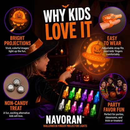 NAVORAN™ SPOOKYBEAM FINGER PROJECTORS