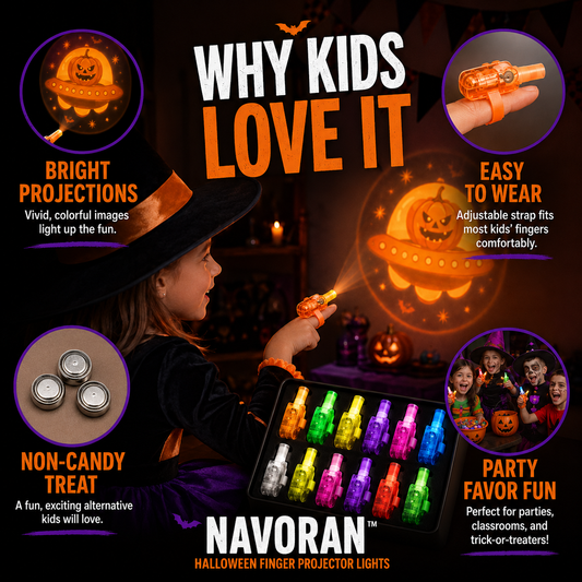 NAVORAN™ SPOOKYBEAM FINGER PROJECTORS