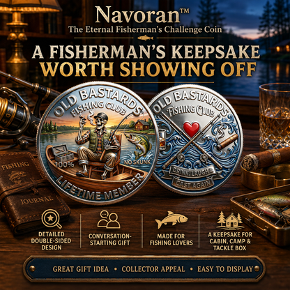 Navoran™ The Eternal Fisherman’s Challenge Coin