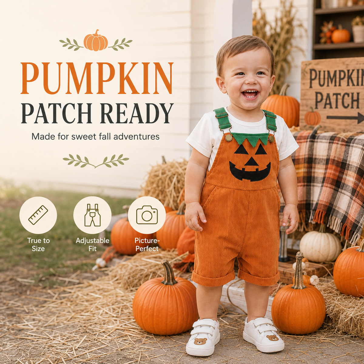 NAVORAN™ Little Halloween Overalls