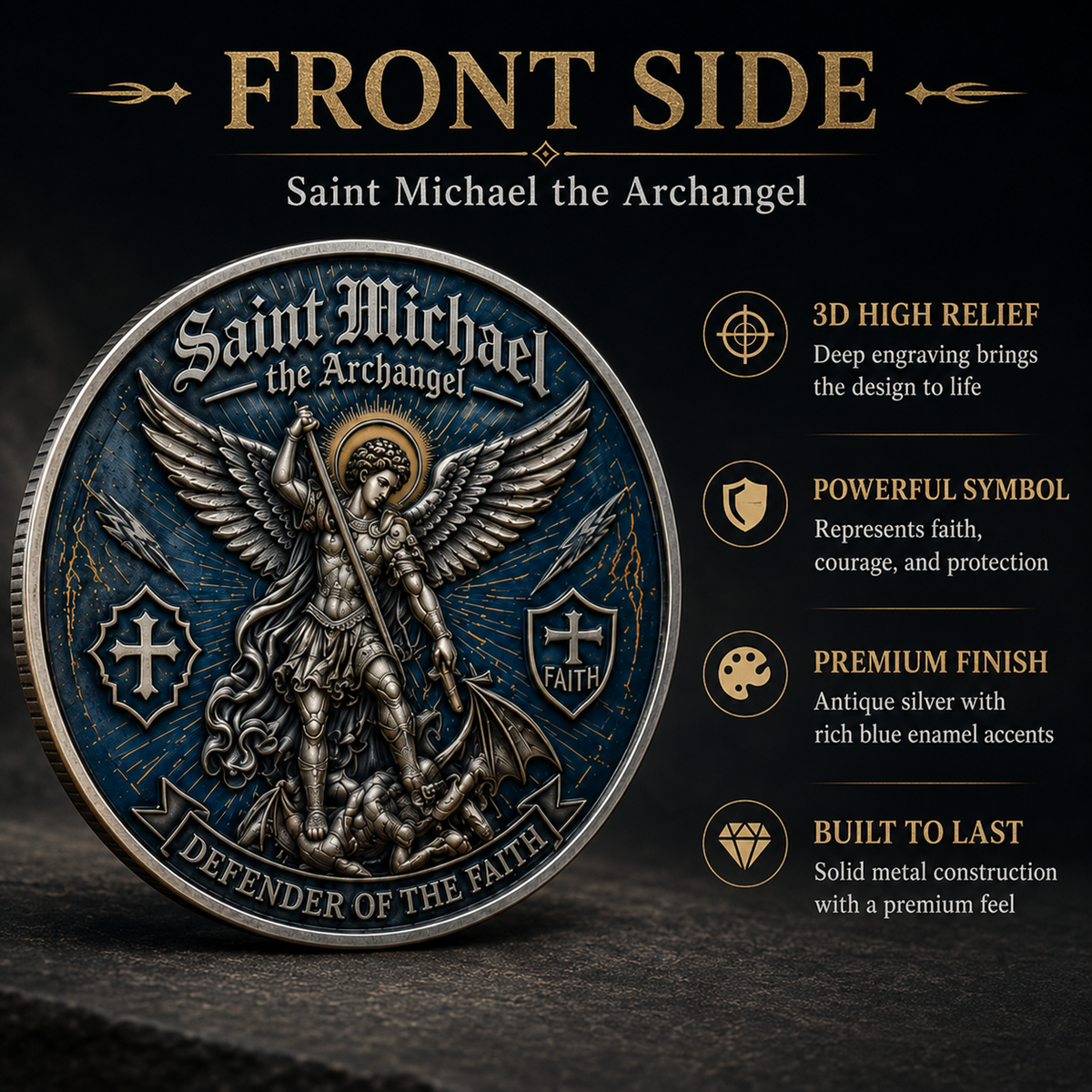 Navoran™ Saint Michael Guardian Coin
