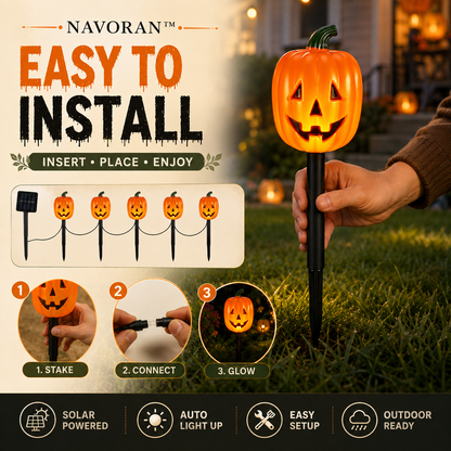 NAVORAN™ PUMPKINGLOW HALLOWEEN LIGHTS