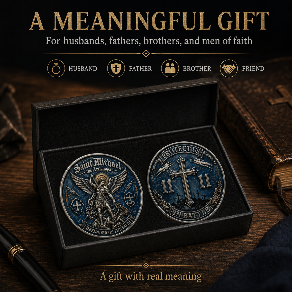 Navoran™ Saint Michael Guardian Coin