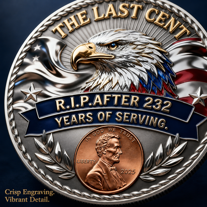 Navoran™ THE LAST CENT LEGACY COIN – 232 YEARS OF AMERICAN MEMORIES