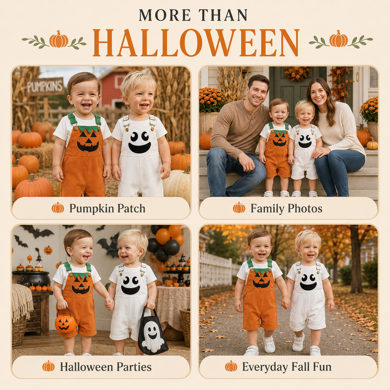 NAVORAN™ Little Halloween Overalls
