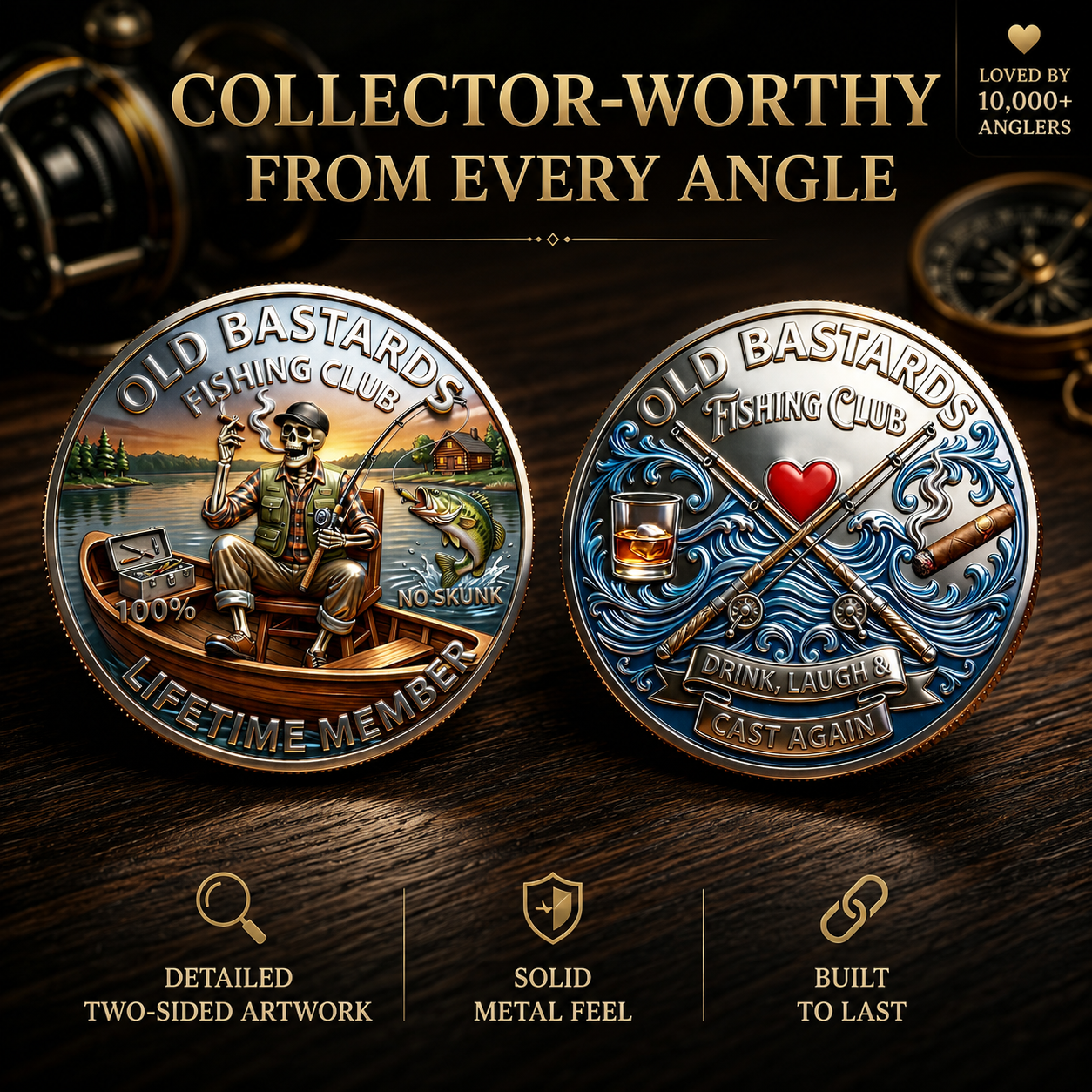 Navoran™ The Eternal Fisherman’s Challenge Coin