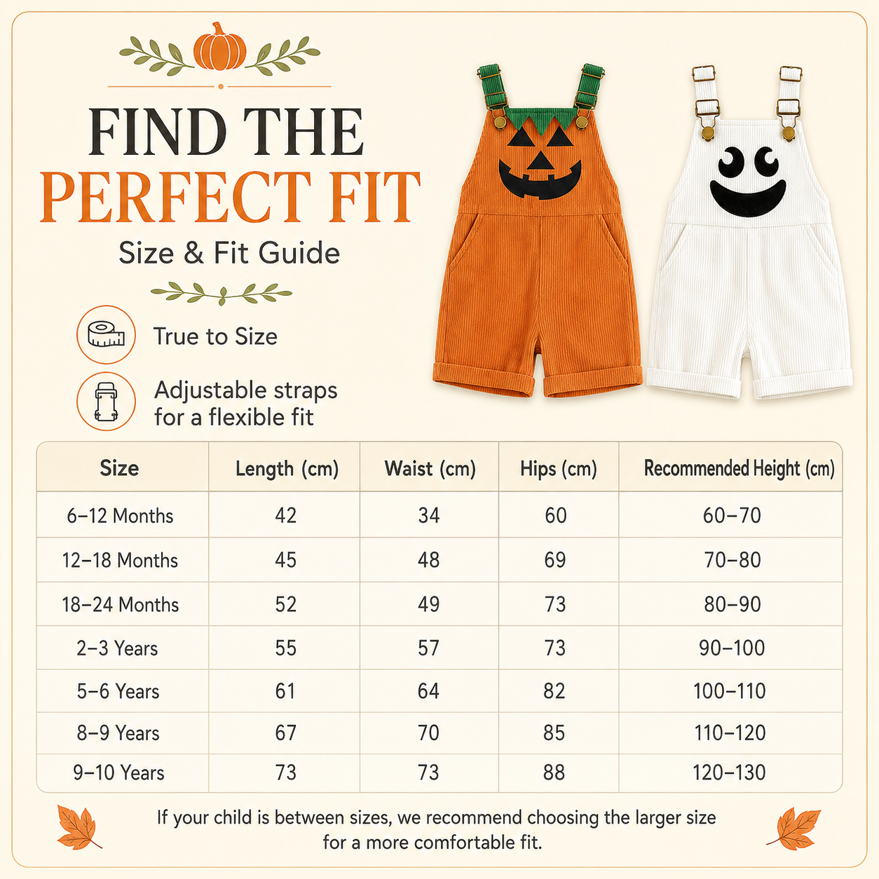 NAVORAN™ Little Halloween Overalls