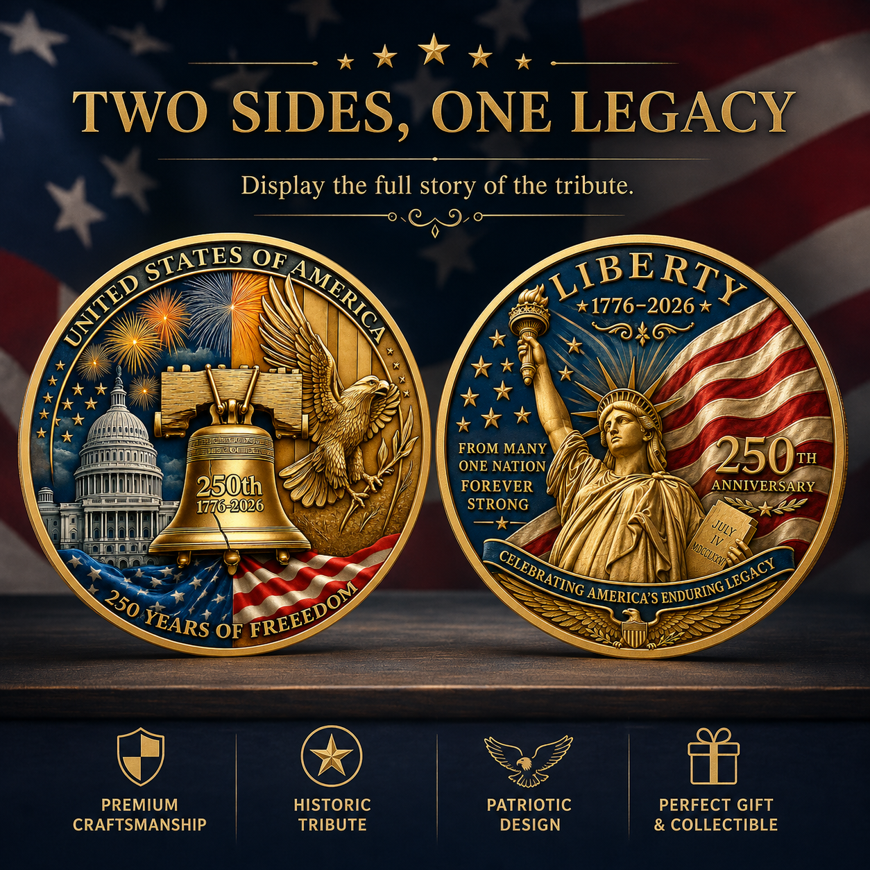 Navoran™ United States 250th Anniversary Coin
