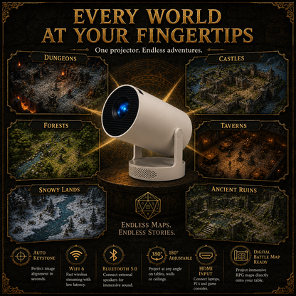 Navoran™ ArcaneBeam Smart Projector