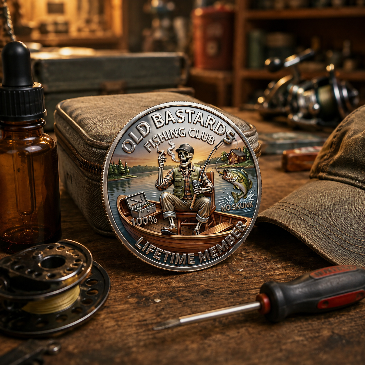 Navoran™ The Eternal Fisherman’s Challenge Coin