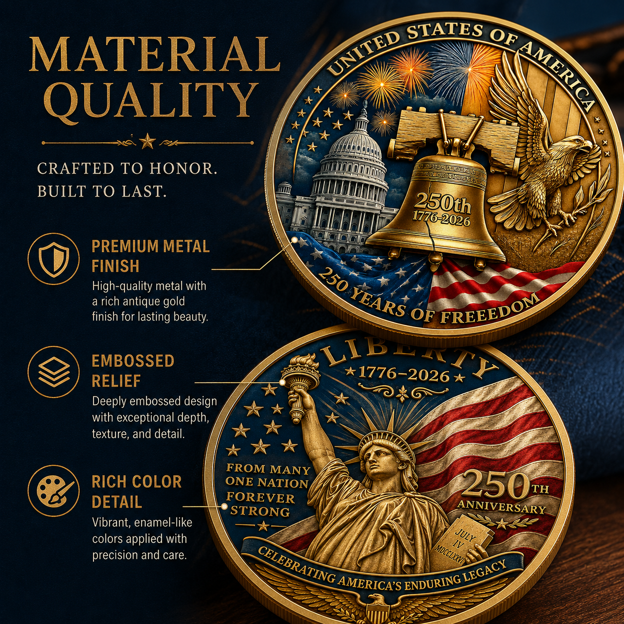Navoran™ United States 250th Anniversary Coin